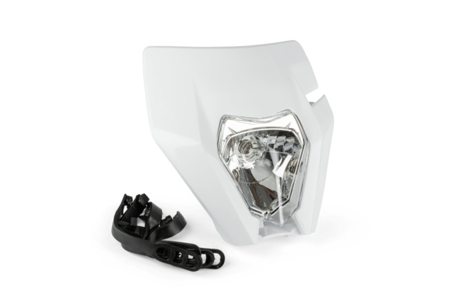 Faro / Mascherina faro tipo KTM EXC Bianco