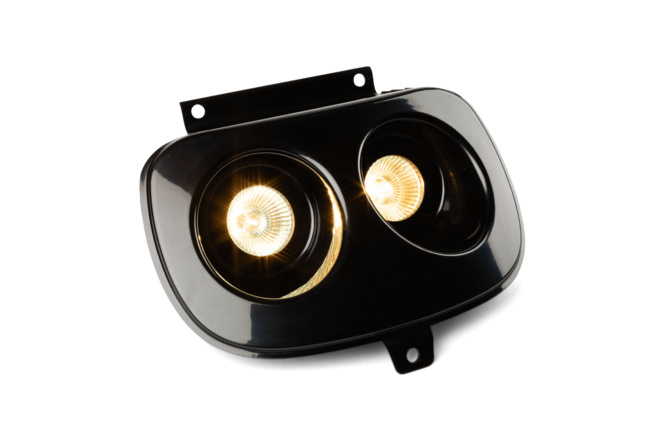 Phare double optique MBK Booster avant 2004 Noir