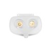 Phare double optique MBK Booster avant 2004 Blanc