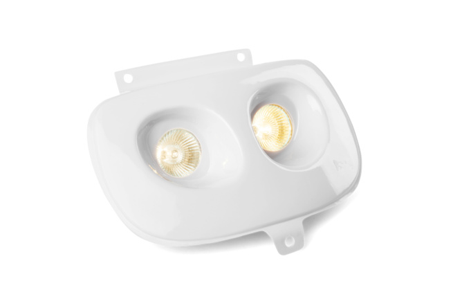 Phare double optique MBK Booster avant 2004 Blanc