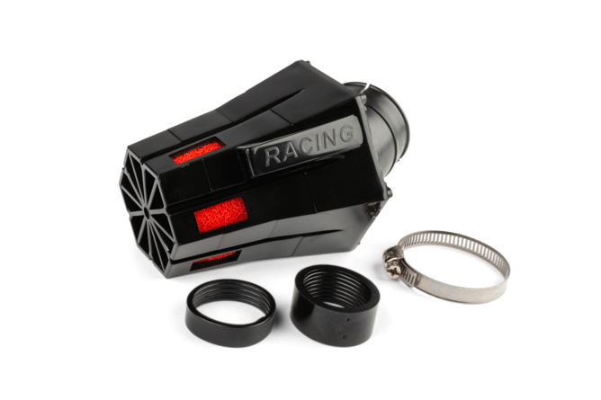 Air Filter STR8 d.28-35 EVO 30° angle black / red foam