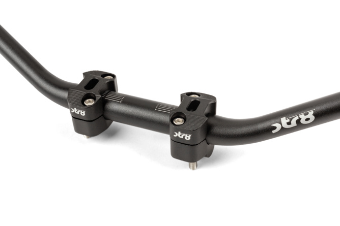 Handlebar + Clamps 28mm Str8 black