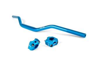 Handlebar + Clamps 28mm Str8 blue
