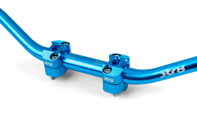 Lenker + Klemmen 28mm Str8 Blau
