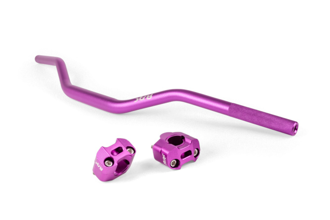 Handlebar + Clamps 28mm Str8 purple