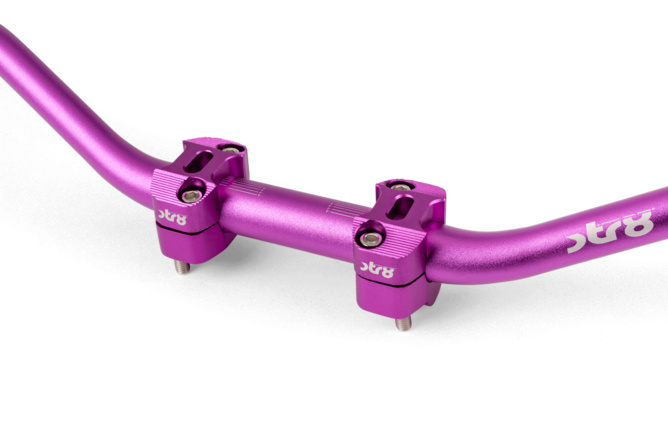 Handlebar + Clamps 28mm Str8 purple