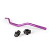 Handlebar + Clamps 28mm Str8 purple / black