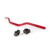 Handlebar + Clamps 28mm Str8 red / black