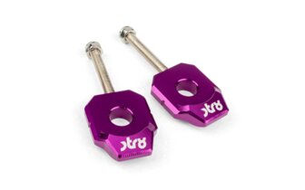 Tendeur de chaîne STR8 Derbi 12mm Violet (x2)