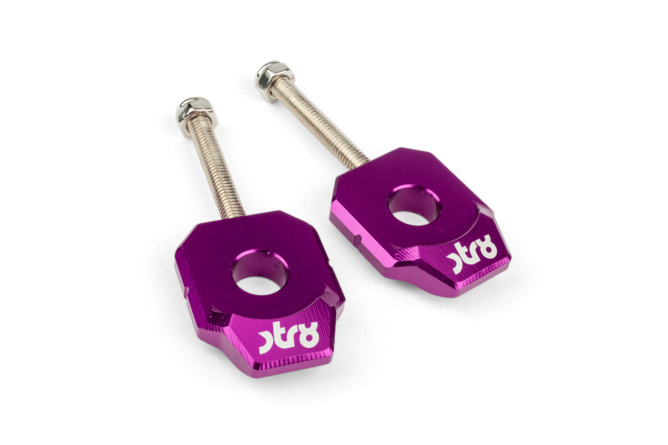 Tendeur de chaîne STR8 Derbi 12mm Violet (x2)