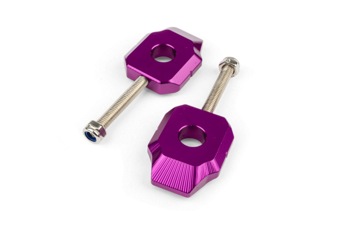 Tendeur de chaîne STR8 Derbi 12mm Violet (x2)