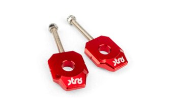 Tendeur de chaîne STR8 Derbi 12mm Rouge (x2)