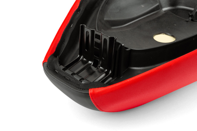 Sitzbank Piaggio Zip ab 2000 Schwarz / Rot