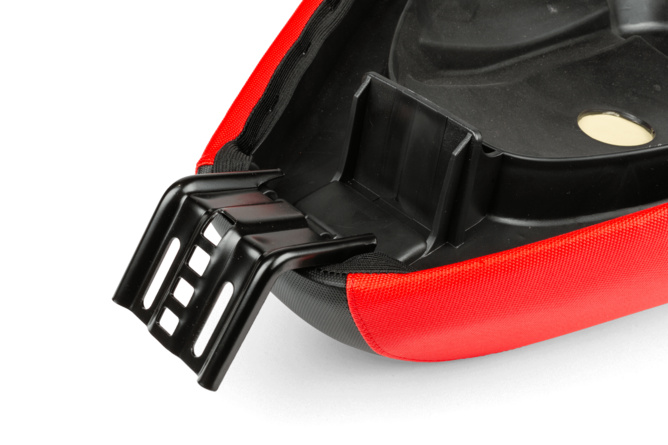 Sitzbank Piaggio Zip ab 2000 Schwarz / Rot