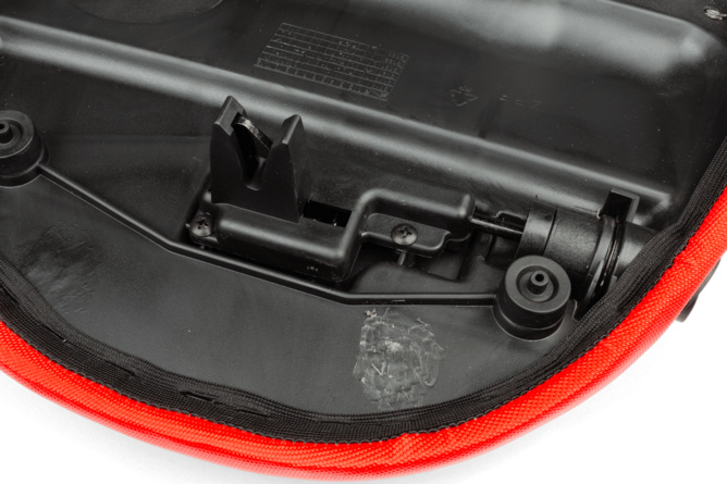 Sitzbank Piaggio Zip ab 2000 Schwarz / Rot