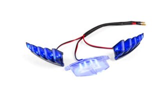 LED Beleuchtung für Lufteinlass / Frontverkleidung Piaggio Zip SP2 Blau