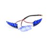 LED Lighting for front air intake Piaggio Zip SP2 Blue