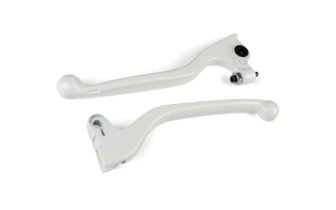 Levier de frein et d'embrayage (AJP) Derbi / Rieju / Sherco Blanc