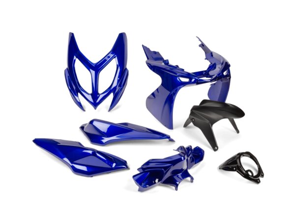 Fairing Kit STR8 7-piece Yamaha Aerox from 2013 blue | MAXISCOOT