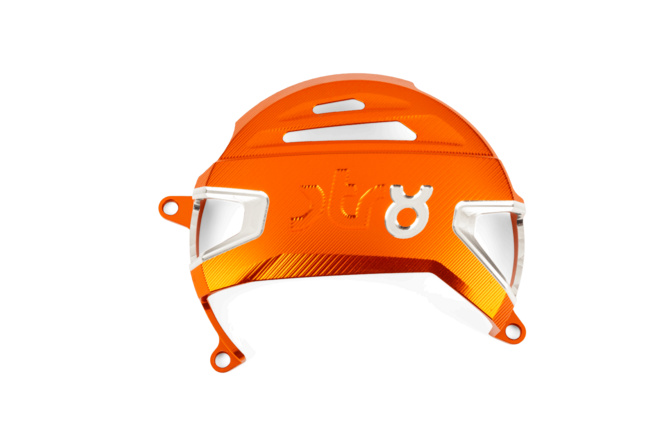 Kupplungsdeckelschutz STR8 AM6 Alu CNC Orange