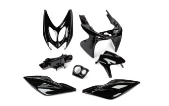 Verkleidungskit Yamaha Aerox bis 2013 Schwarz 7 Teile