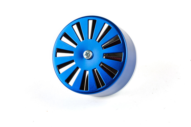 Filtro Aria diritto passaggio aria variabile d.35mm blu