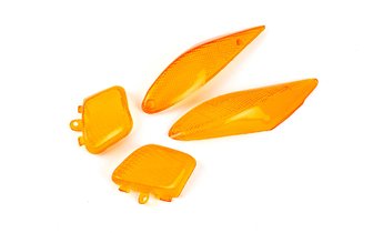 Cabochons de clignotants MBK Rocket orange