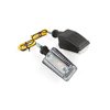 Intermitente Mini Rectángular V2 12V - 10W Negro / Transparente