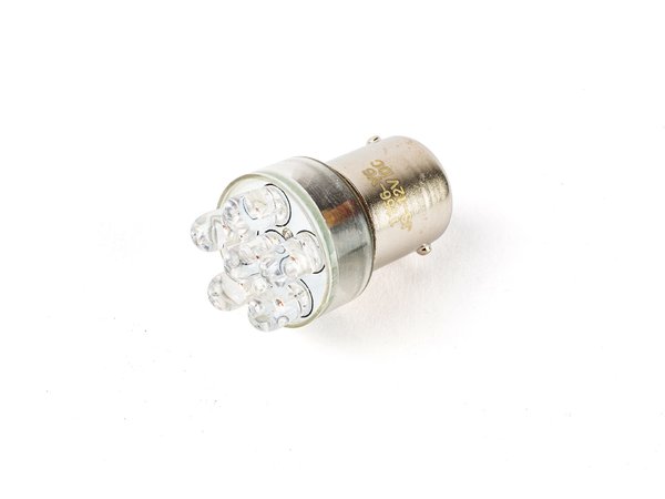 Ampoules veilleuses à LED BAU9S / 12V 10W décalée - Orange