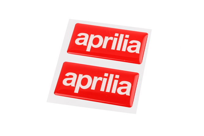 Stickers x2 Aprilia 3D
