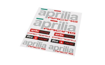 Planche autocollants Aprilia Racing 25x20cm