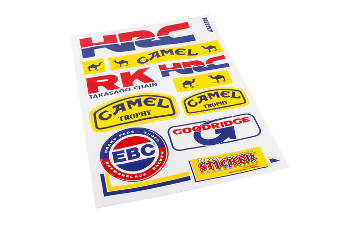 Sticker Sheet Sponsor HRC 33x22cm