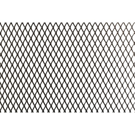 Grille De Course STR8 30x30cm Anodisée Noire - Protection Radiateur Haute Qualité Espacement Fin