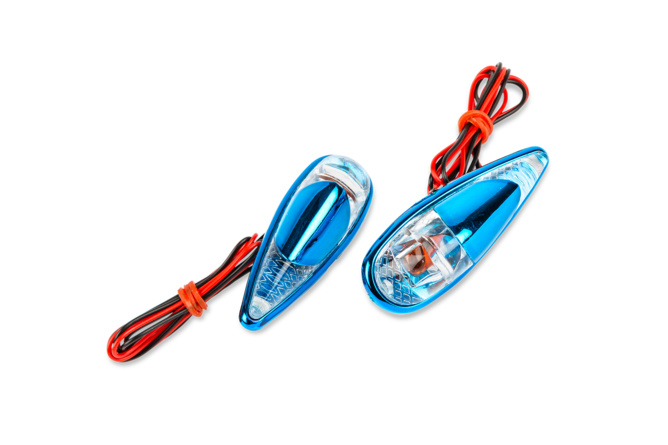 Indicators / Lamps glue-on drop-shaped Fender blue / white / orange