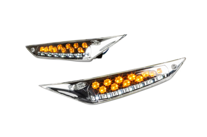Indicators LED front Piaggio Zip after 2000 chrome
