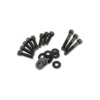 Screw Kit variator cover steel black MBK Booster / Stunt / Yamaha BW's / Slider