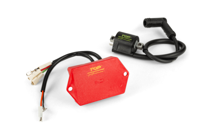 Boitier CDI débridé / bobine Top Perf à avance variable AM6 / Derbi (Ducati)