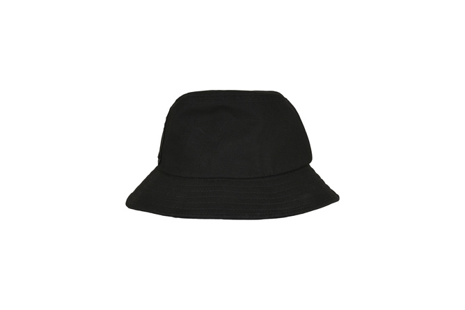 Sombrero de pesca Sombrero de cubo de lona Logo Negro