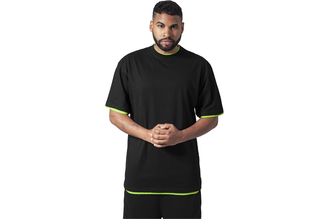 T-Shirt Tall black/lime | MAXISCOOT