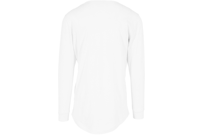 T-shirt à manches longues Long Shaped Fashion blanc