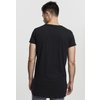 T-shirt Long Shaped Side Zip noir