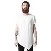 T-Shirt Asymetric Long weiß