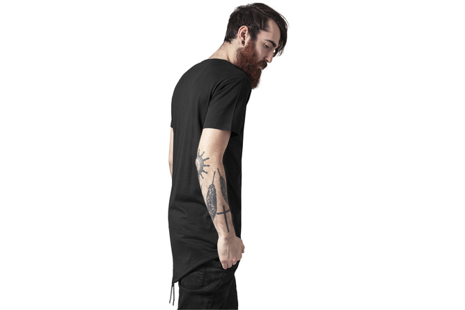 T-shirt Long Tail noir/noir