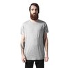 T-Shirt Long Tail grau/schwarz