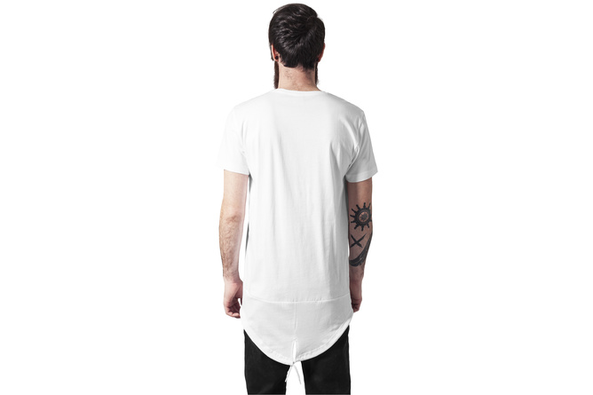 T-Shirt Long Tail white/white