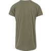 T-Shirt Long Shaped Turnup olive