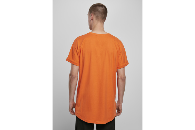Camiseta de manga larga Turnup mandarin