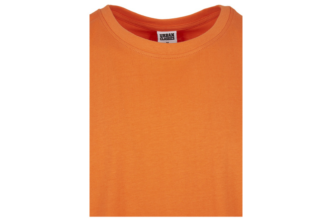 T-shirt Long Shaped Turnup orange