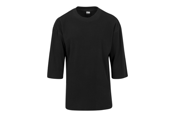 T-shirt Thermal Boxy noir