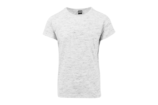 T-shirt Space Dye Turnup bianco/grigio